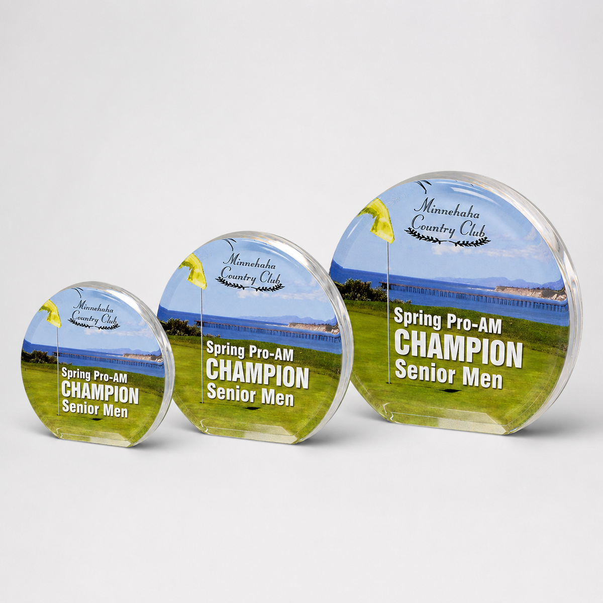 Full-Color Round Acrylic Award