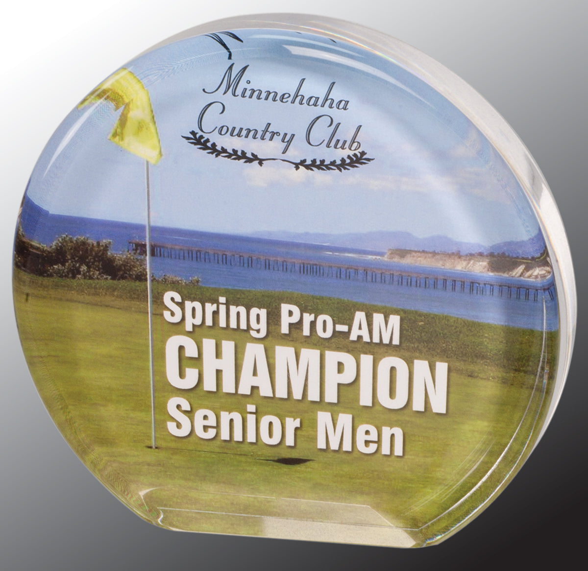 Full-Color Round Acrylic Award