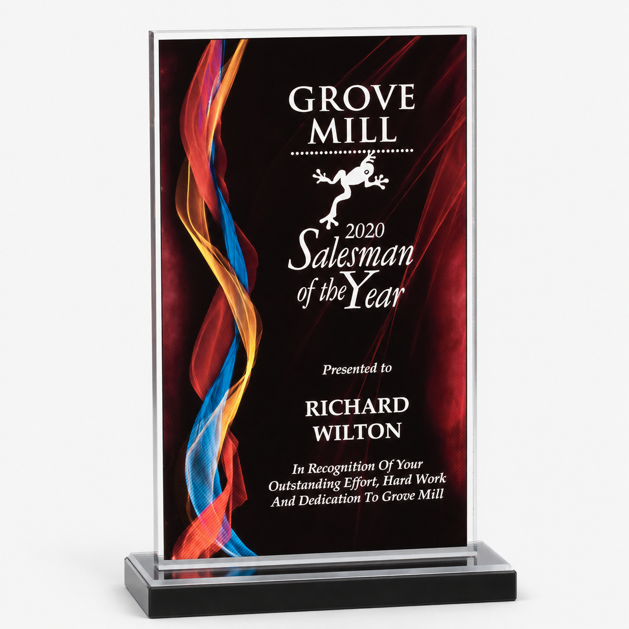 Illusion Swirl Acrylic Award