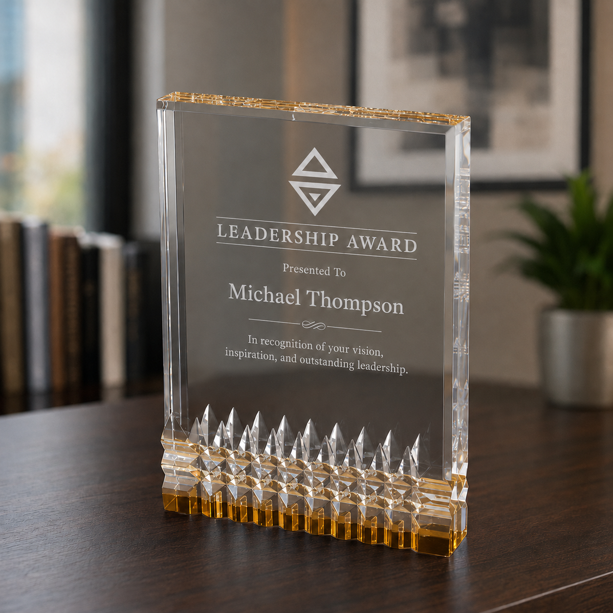 Jewel-Cut Acrylic Award