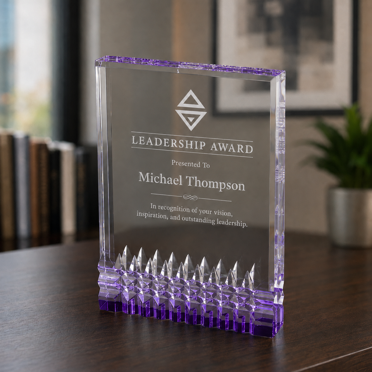 Jewel-Cut Acrylic Award
