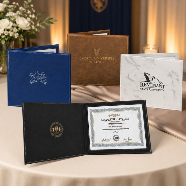 Leatherette Certificate Cover - lifestyle