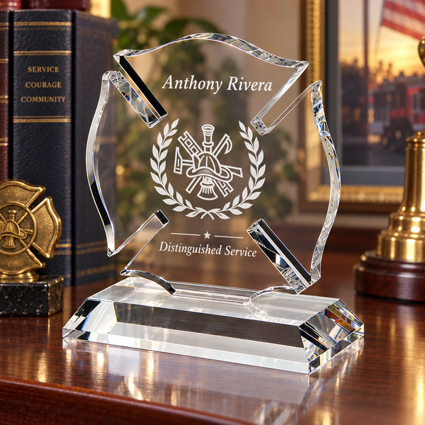 Maltese Crystal Cross Award