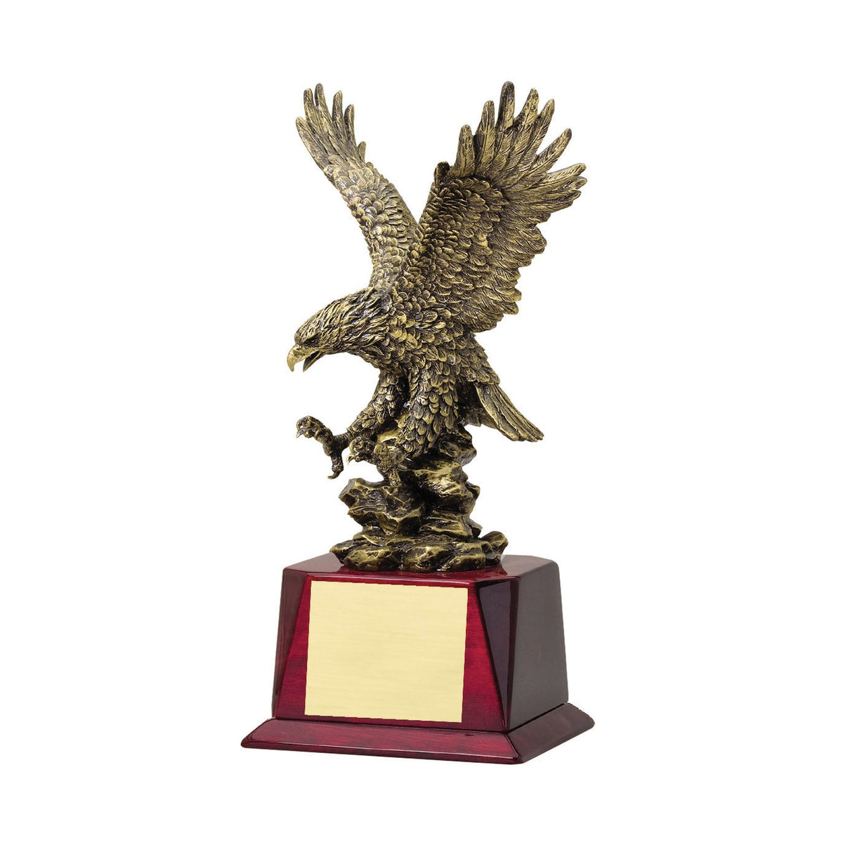 Landing Eagle on Wood Base — main product photo