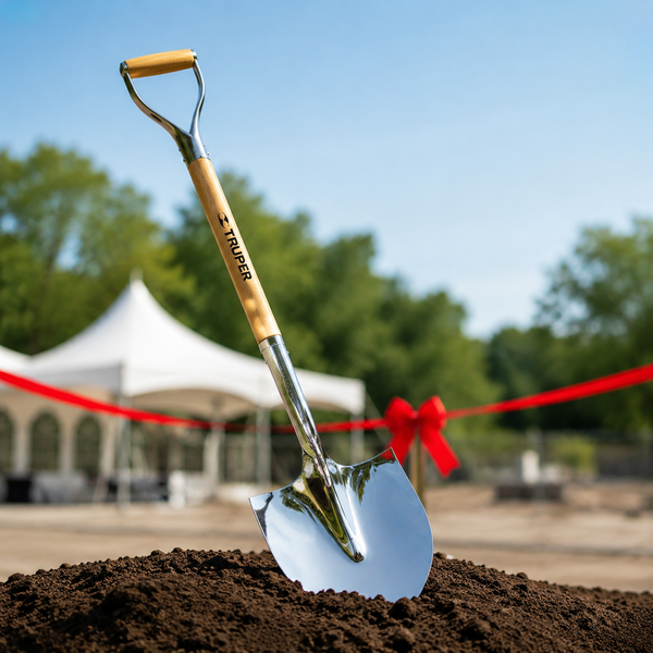 Nickel-Plated Ceremonial Shovel - lifestyle