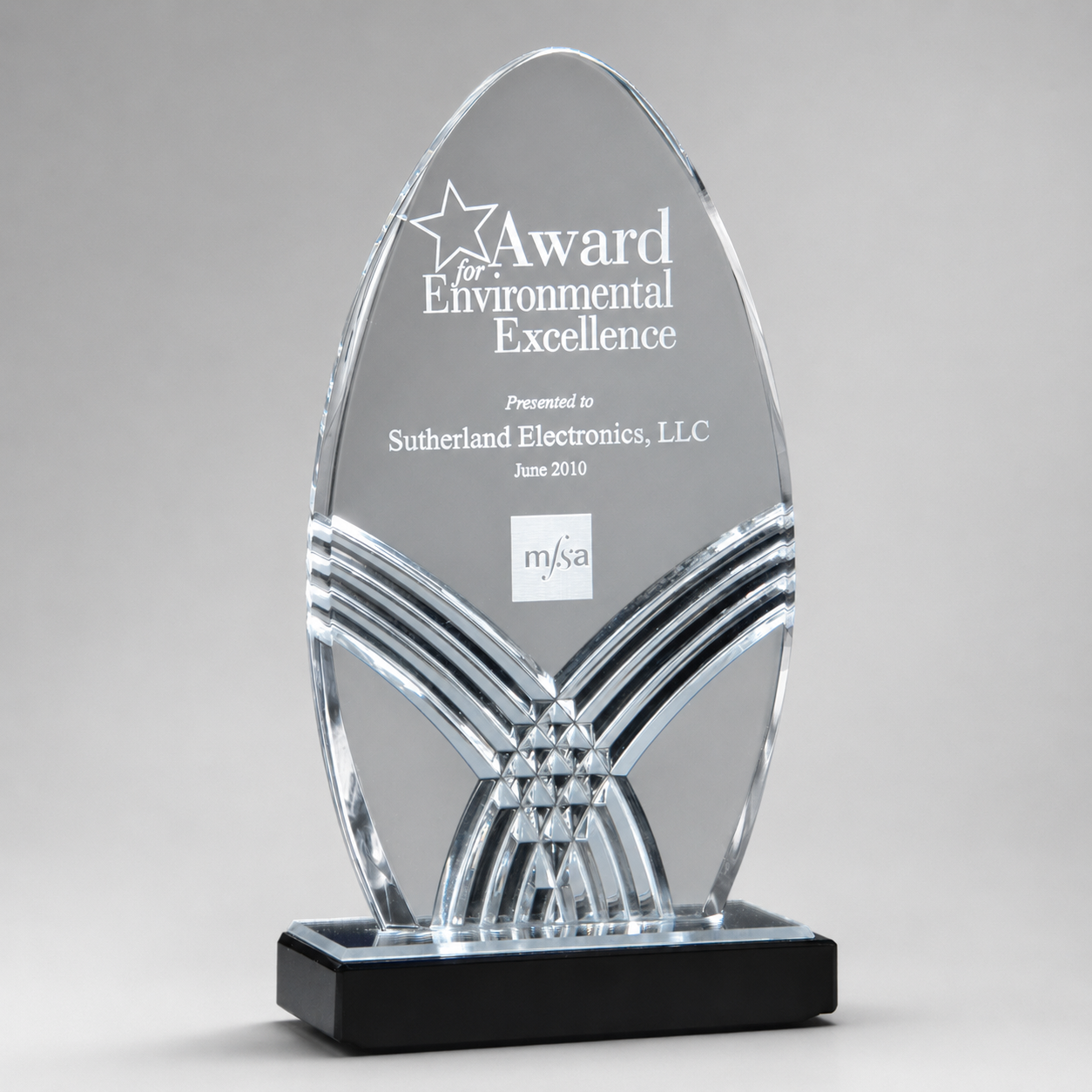 Nile Arrow Acrylic Award