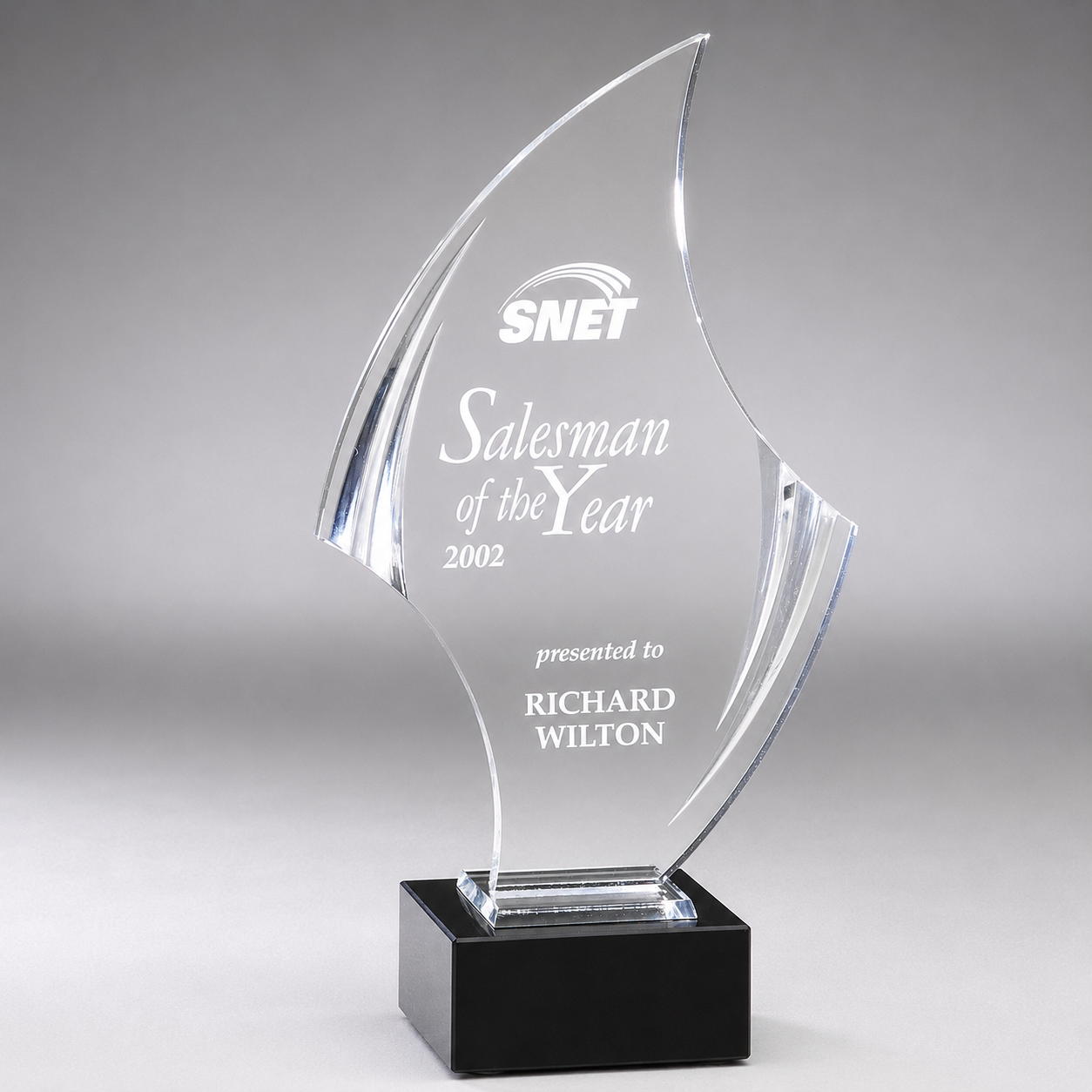 Flame Nouveau Acrylic Award