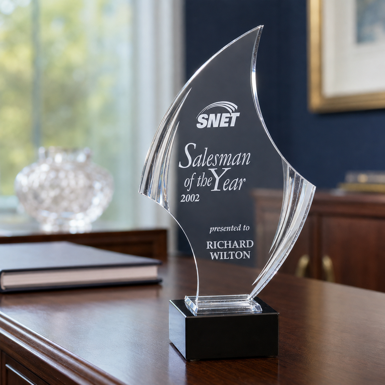 Flame Nouveau Acrylic Award