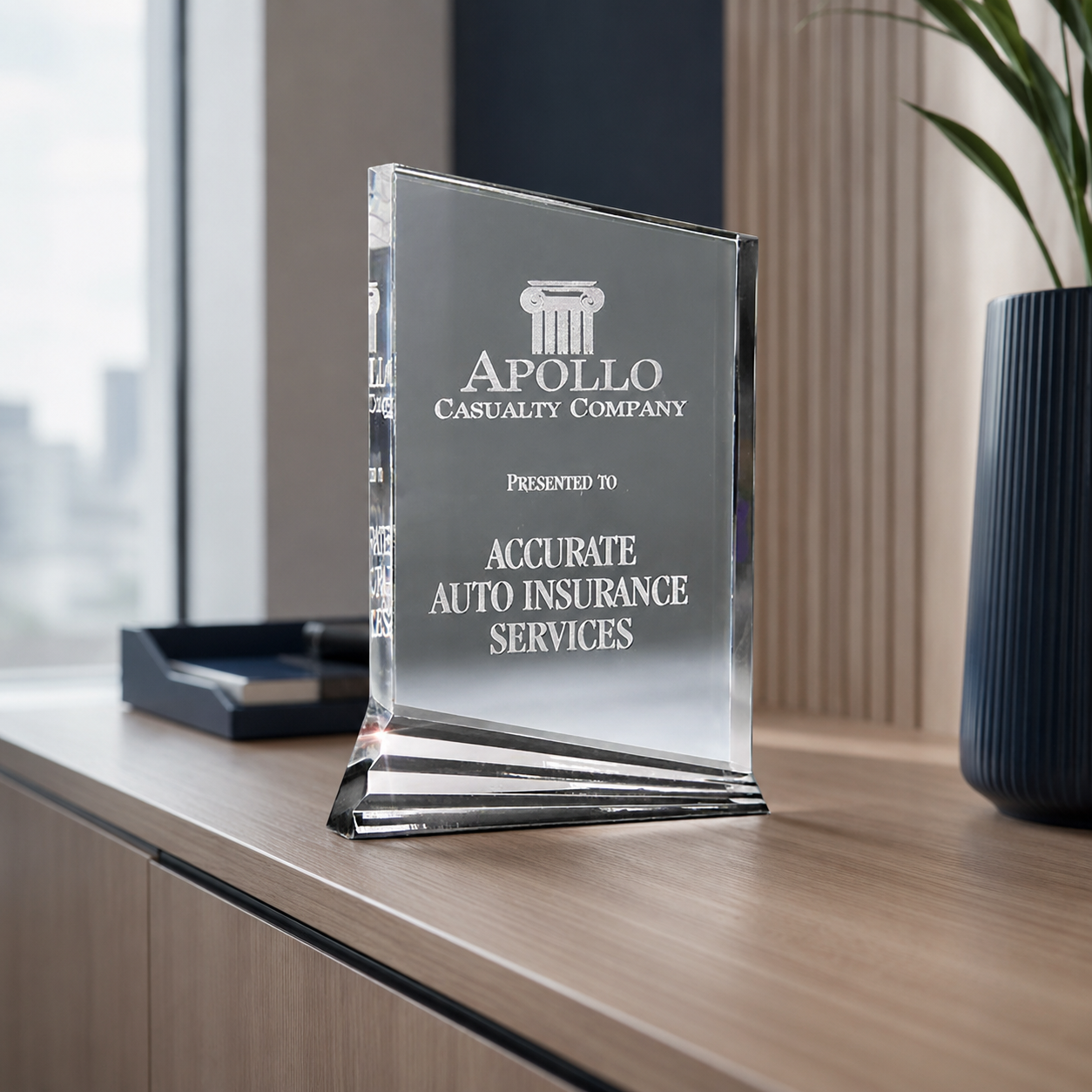 Nouveau Acrylic Award