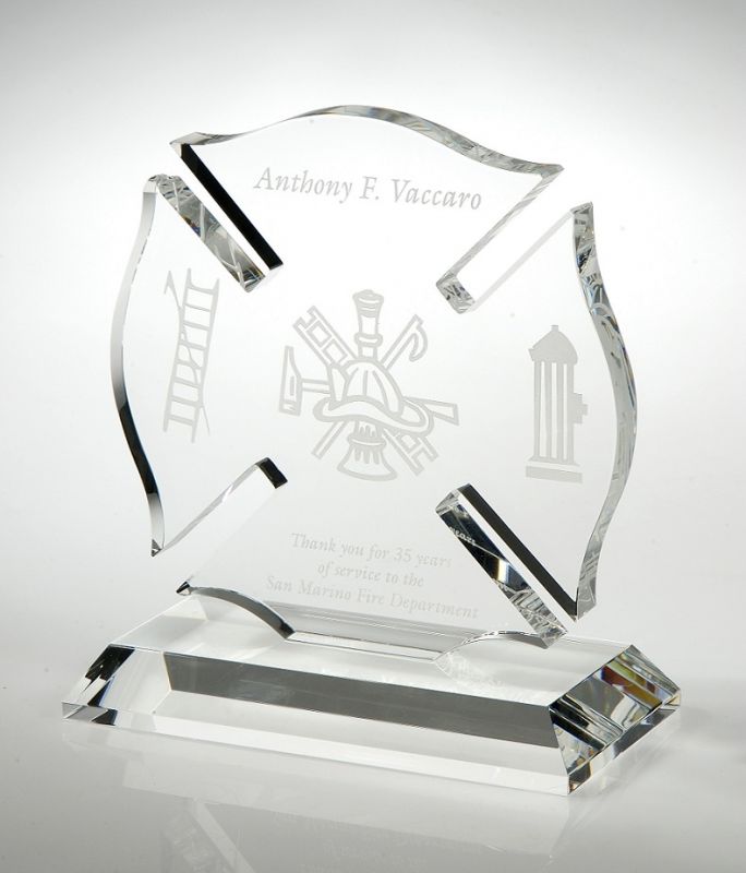 Maltese Crystal Cross Award