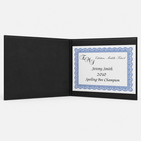 Padded Certificate Holder - catalog