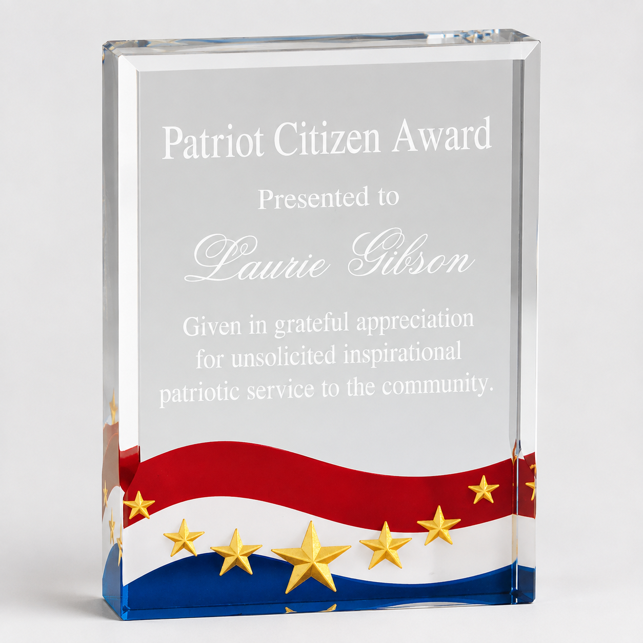 Patriot Acrylic Award