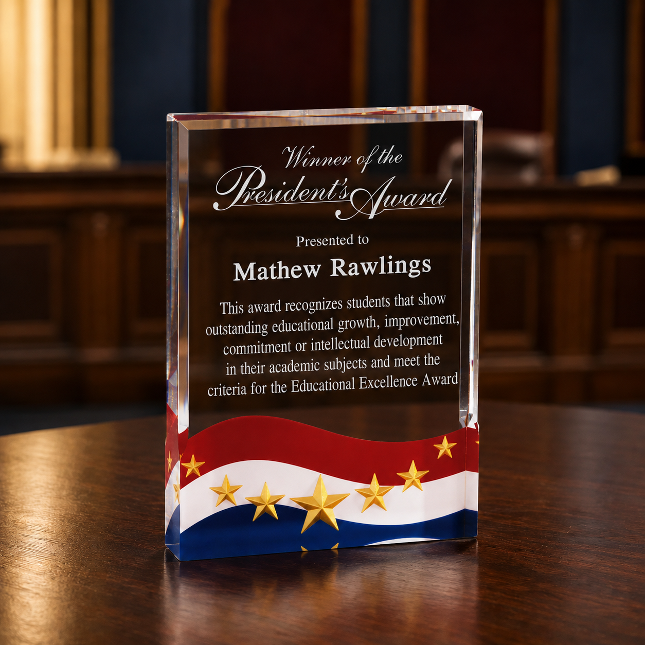 Patriot Acrylic Award