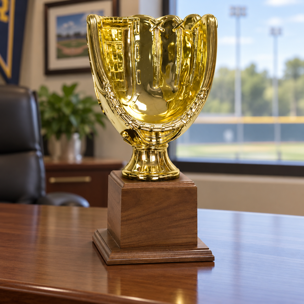 Baseball Glove Replica Award — lifestyle photo