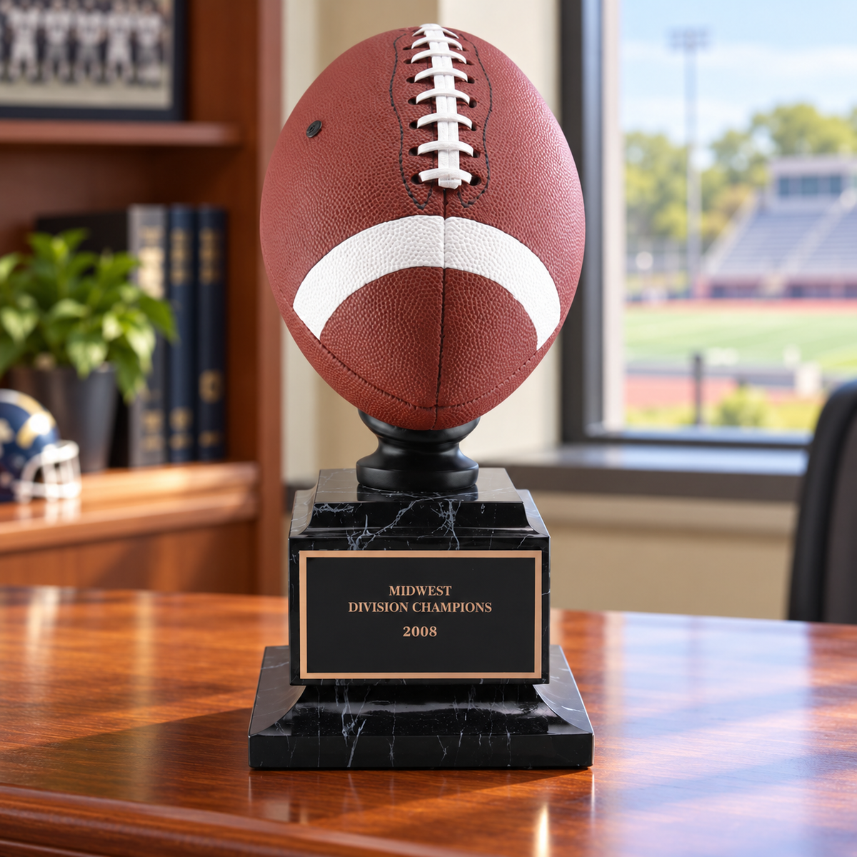 Full Color Football Replica Award — lifestyle photo