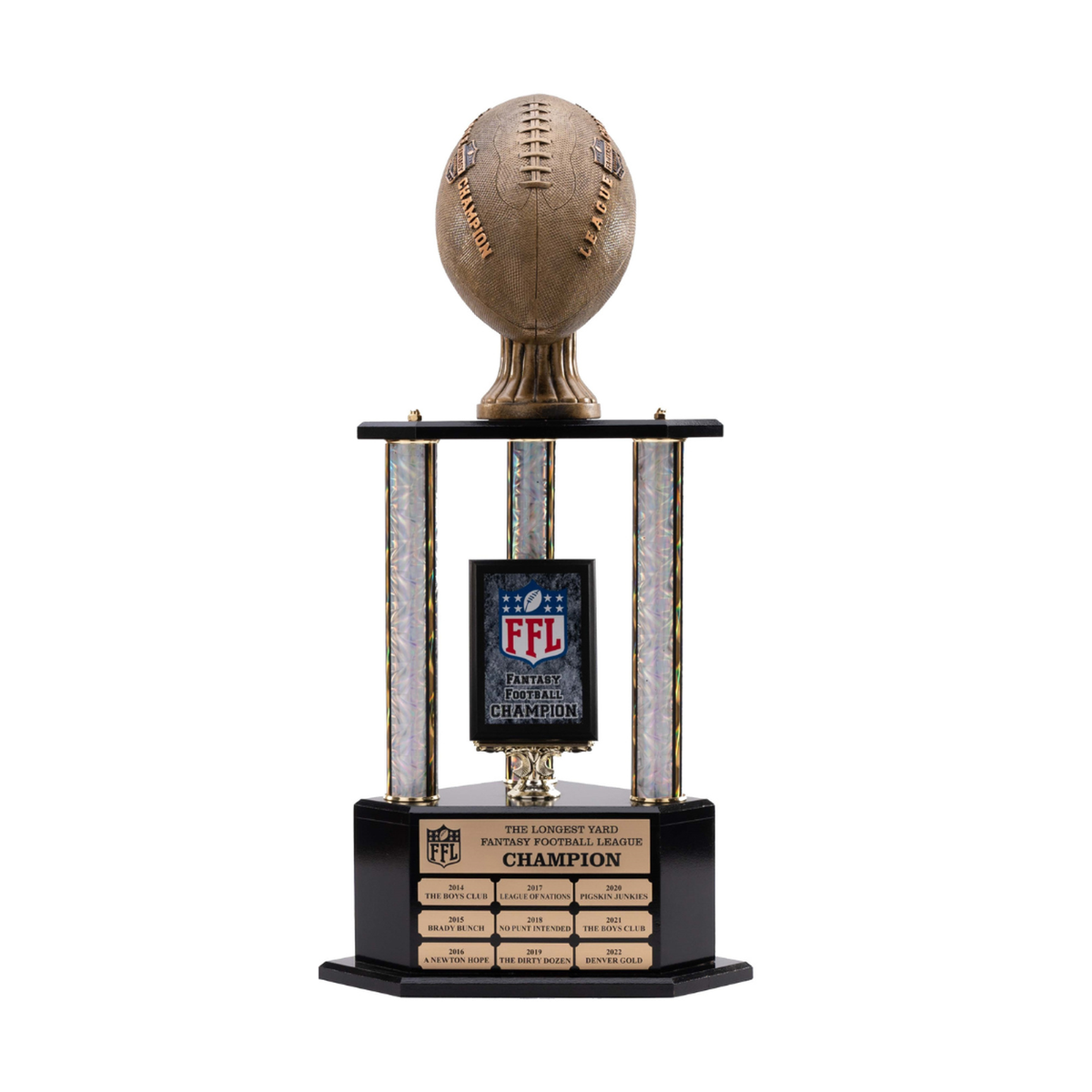 3-Post Fantasy Football Trophy — main product photo