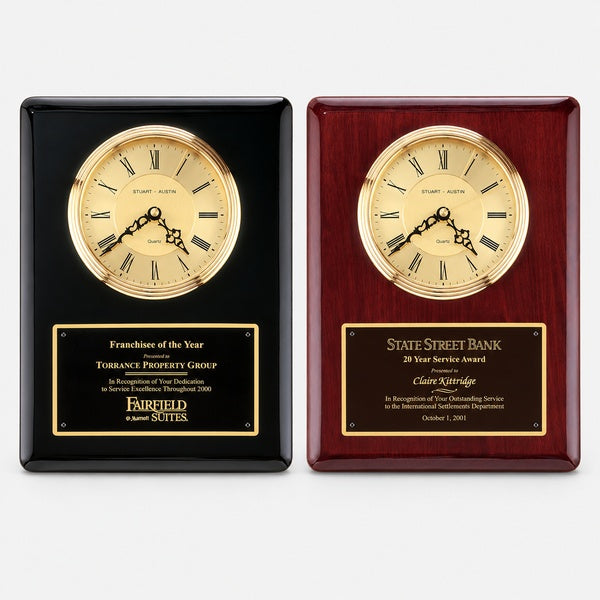 Piano Finish Vertical Wall Clock — catalog product photo, available styles
