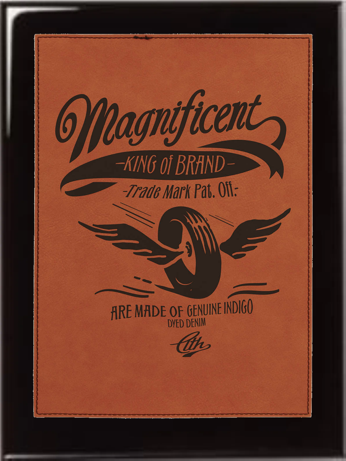 Classic Laserable Leatherette Plaque