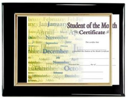 Slide-In Certificate Plaque