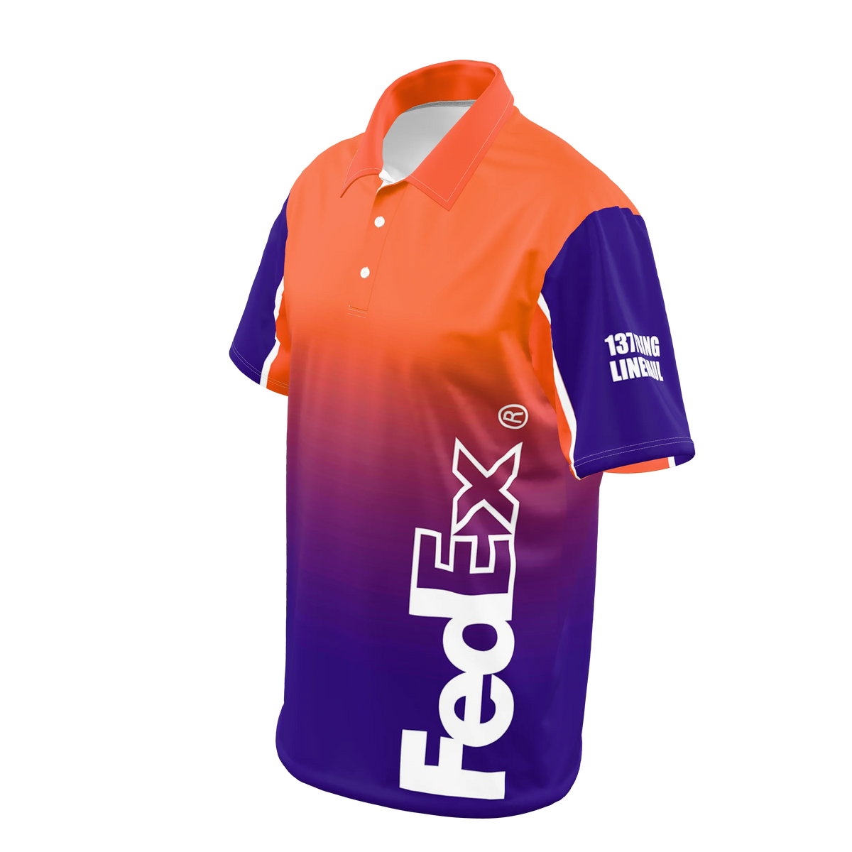 Custom Sublimated Men's Short Sleeve Polo — alternate view 1