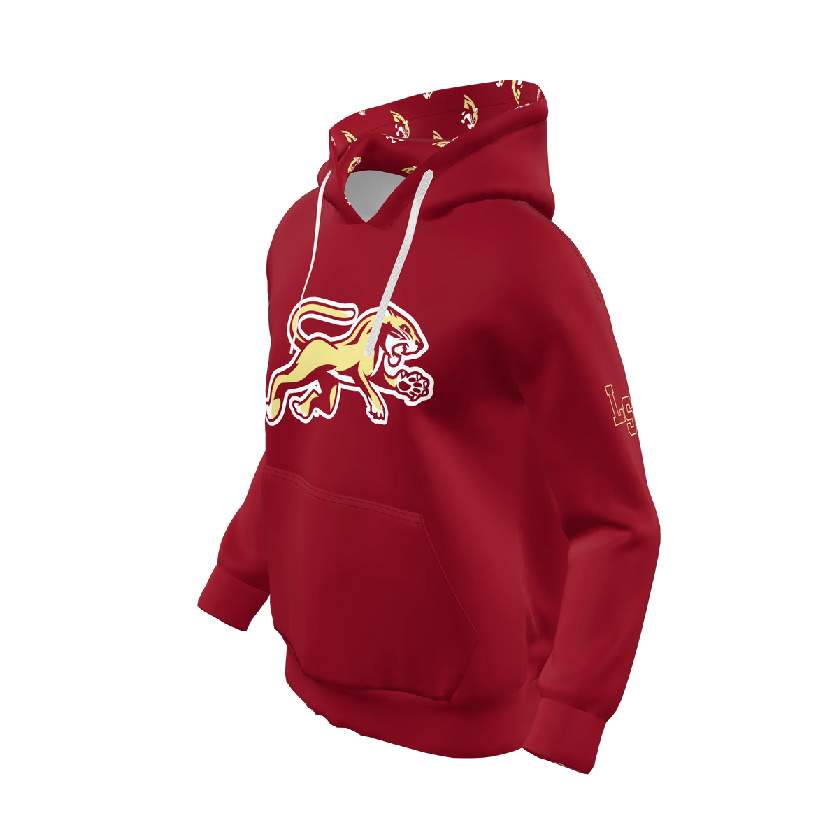 Custom Sublimated Men's Pullover Hoodie — alternate view 1