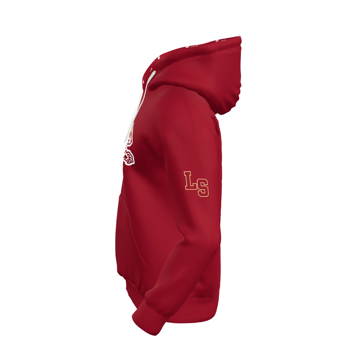 Custom Sublimated Men's Pullover Hoodie — alternate view 2