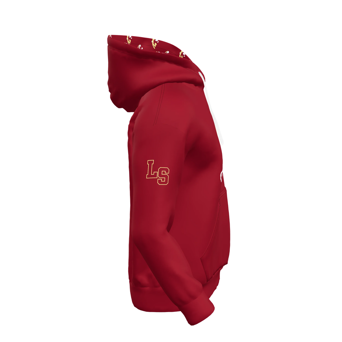 Custom Sublimated Men's Pullover Hoodie — alternate view 4