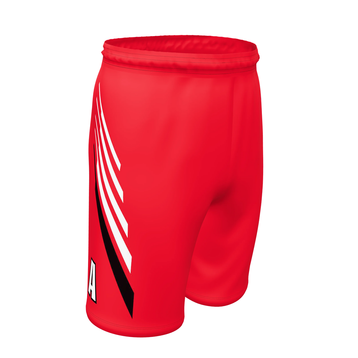 Custom Sublimated Men's Athletic Shorts — 9 inch inseam, supplier view 8
