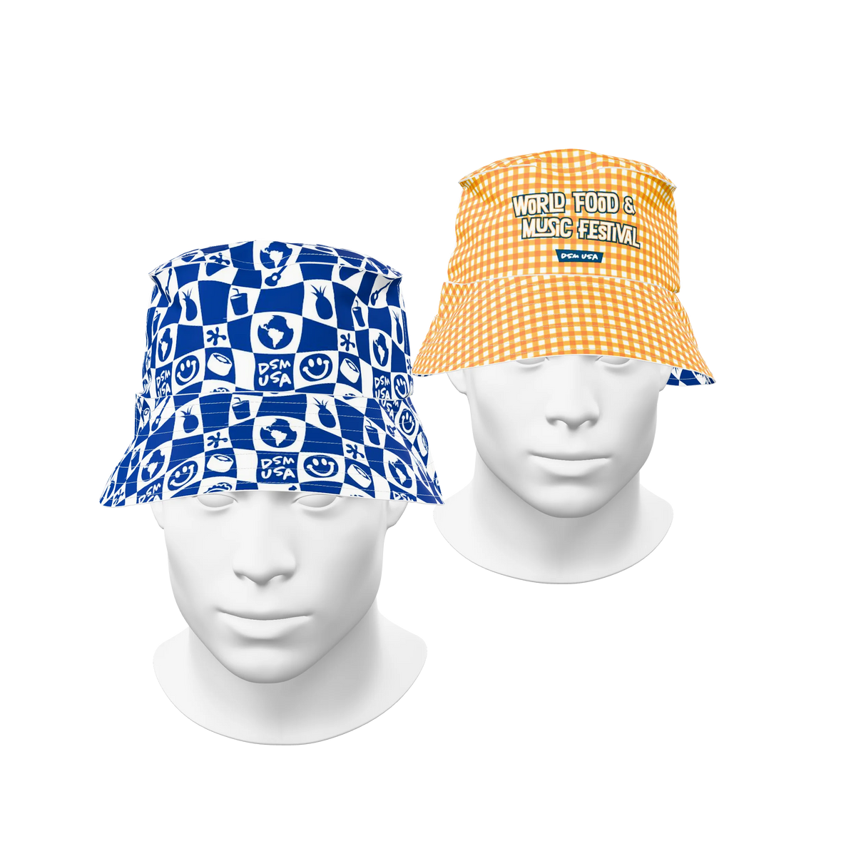 Custom Sublimated Reversible Bucket Hat