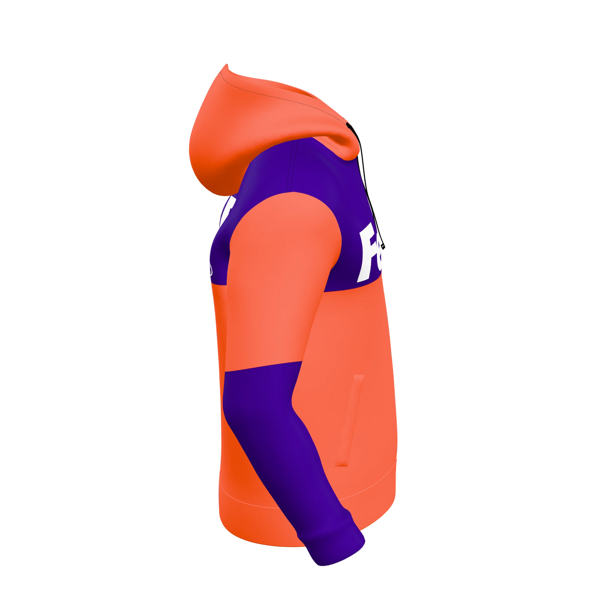 Custom Sublimated Men's Full-Zip Hoodie — alternate view 4