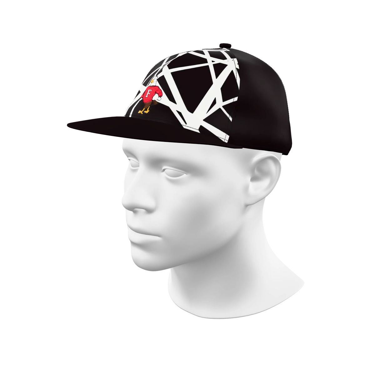 Custom Sublimated Flat Bill Hat — alternate view 1