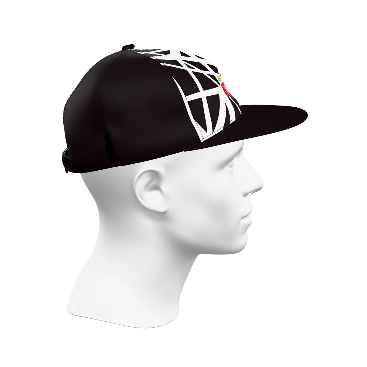 Custom Sublimated Flat Bill Hat — alternate view 4