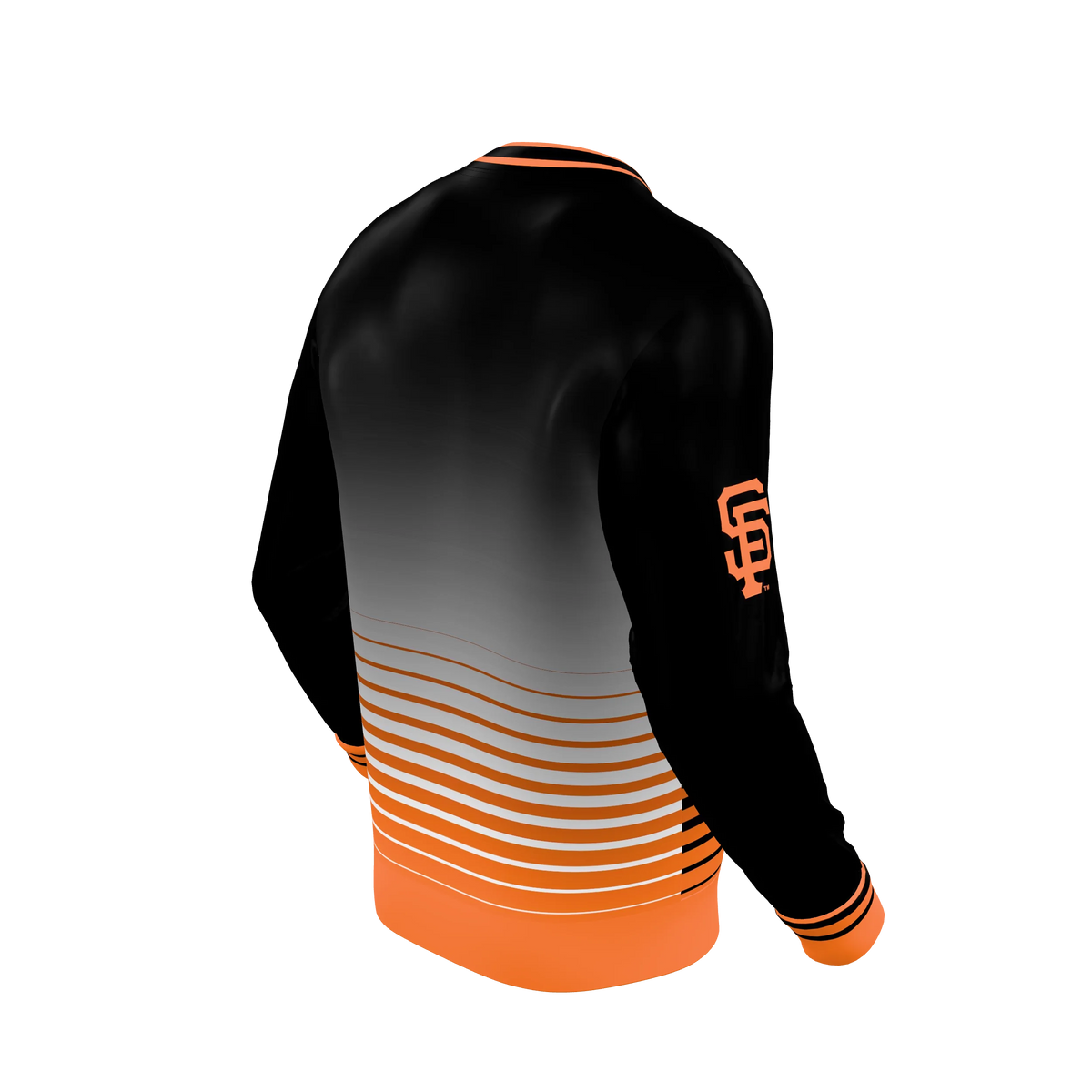 Custom Sublimated Men's Full-Zip Fleece Collar Jacket — supplier view 6