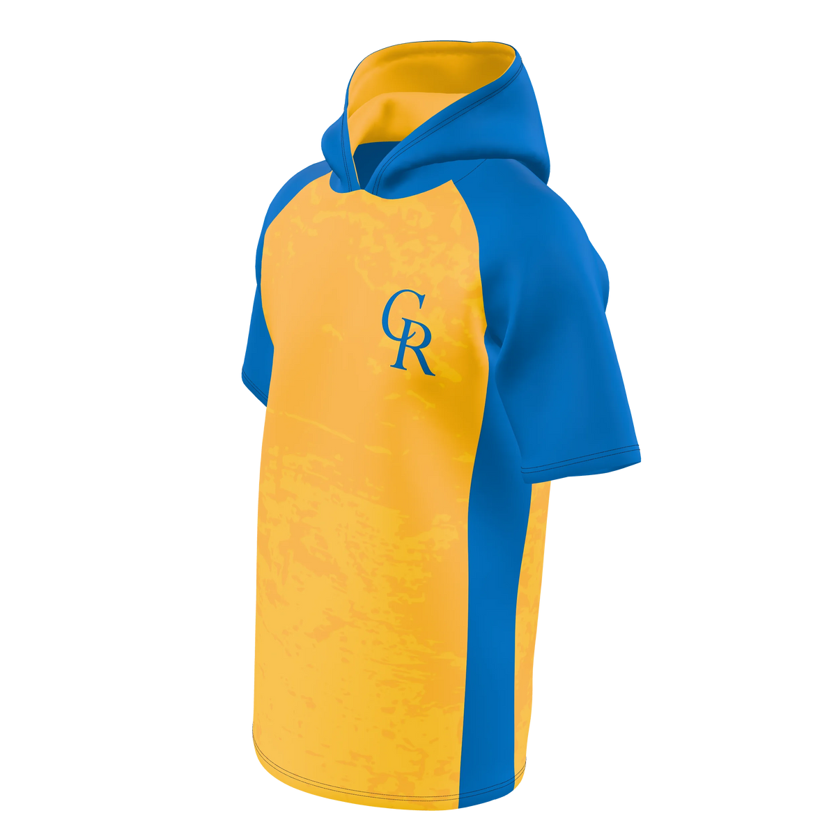 Custom Sublimated Men's Short Sleeve Hooded T-Shirt — alternate view 1