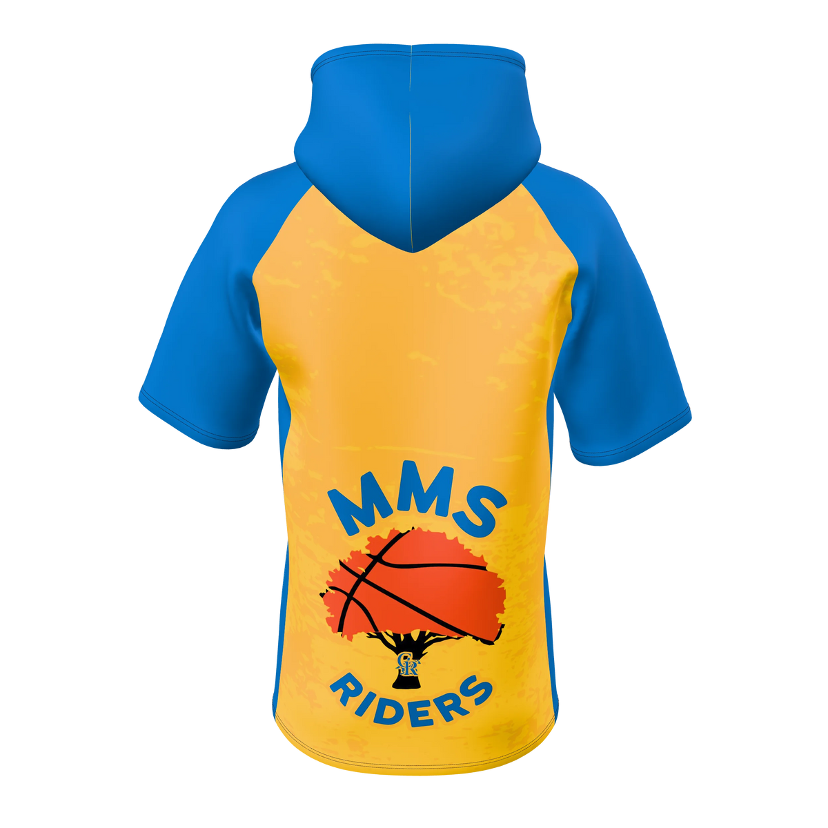 Custom Sublimated Men's Short Sleeve Hooded T-Shirt — alternate view 3