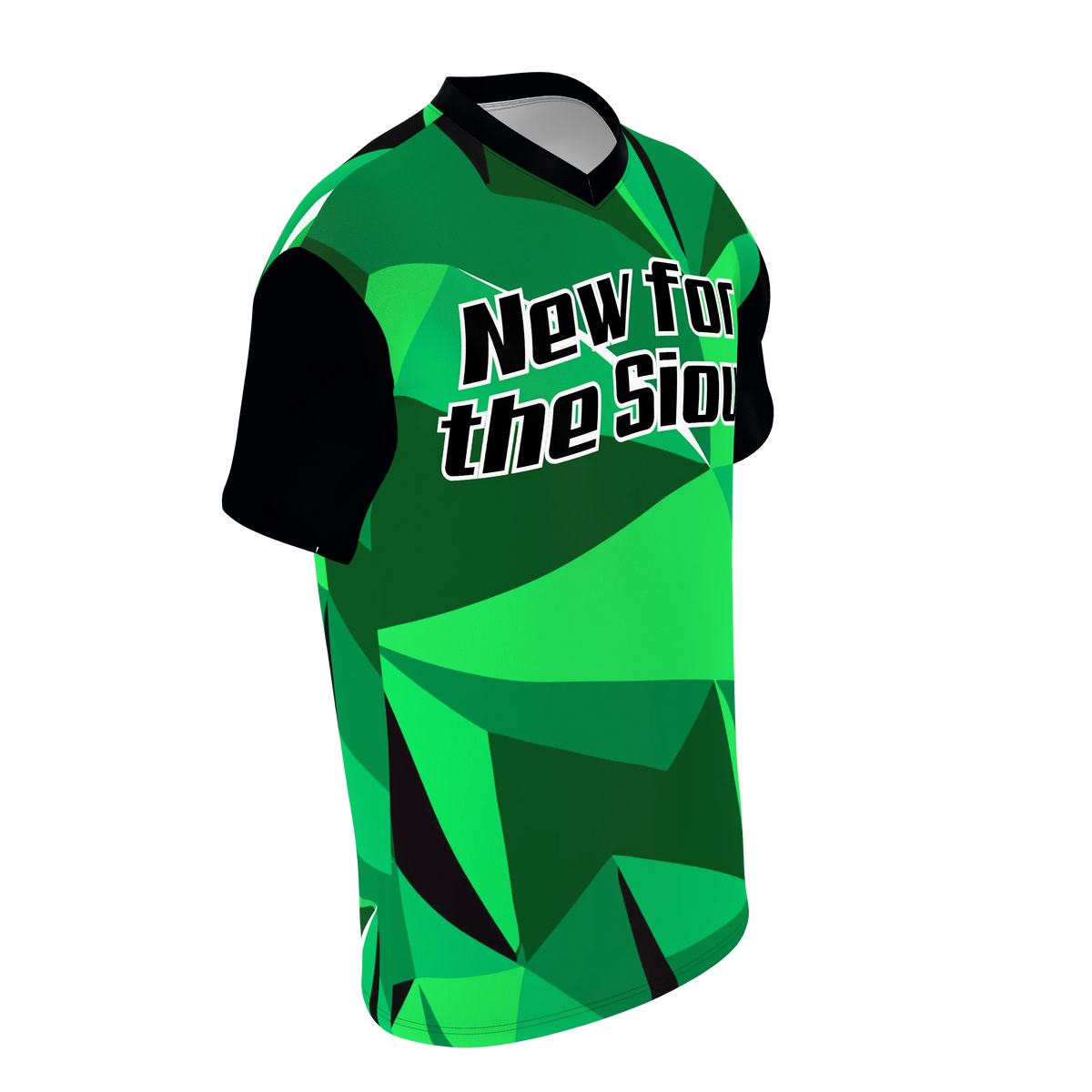 Custom Sublimated Men's Short Sleeve V-Neck T-Shirt — supplier view 8