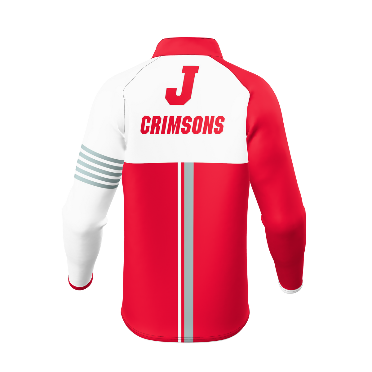 Custom Sublimated Men's Long Sleeve Quarter-Zip — alternate view 3