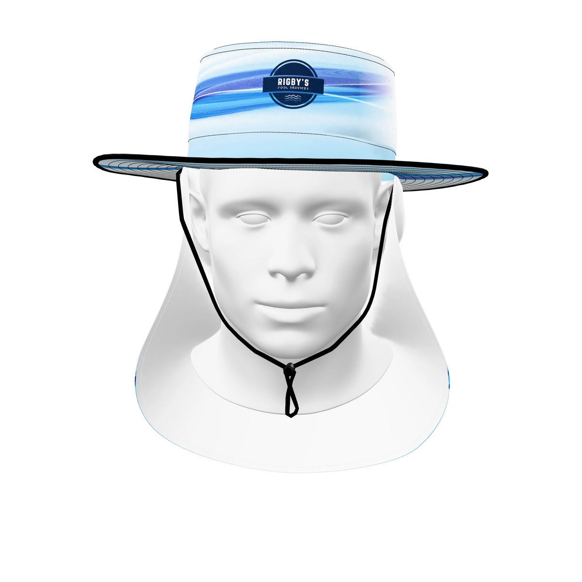 Custom Sublimated Sun Hat with Neck Flap