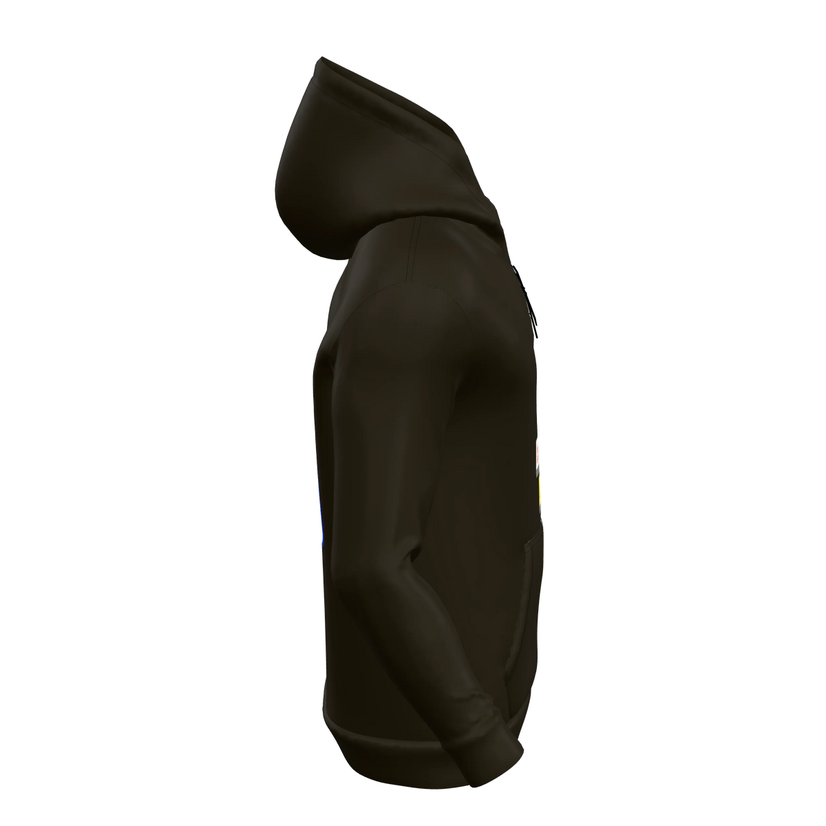 Custom Sublimated Men's Lace-Up Hoodie — alternate view 4