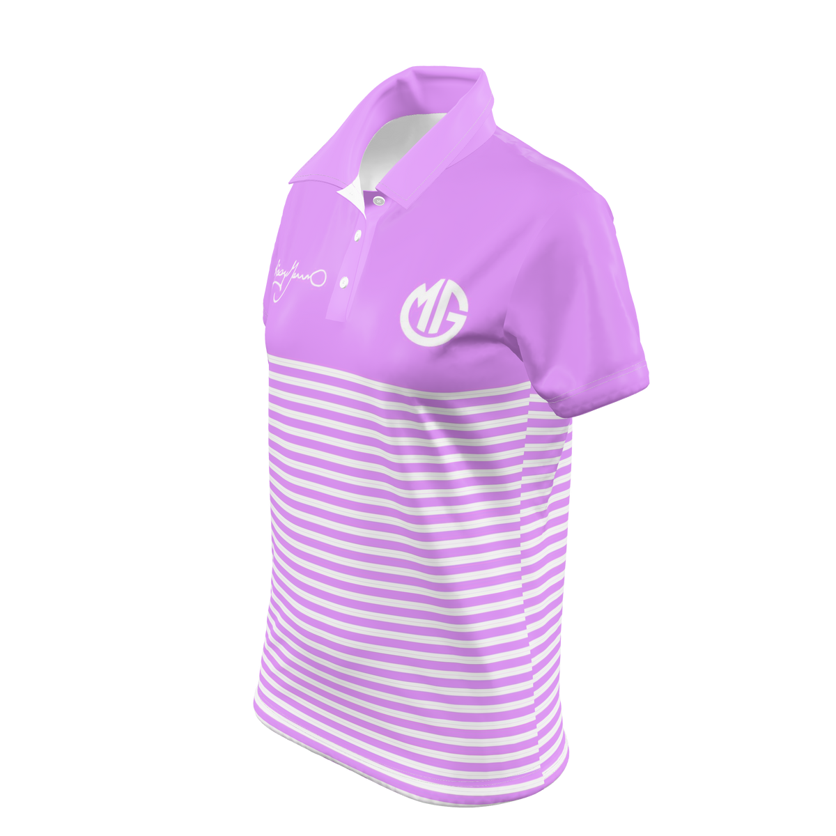 Custom Sublimated Women's Short Sleeve Polo — alternate view 1