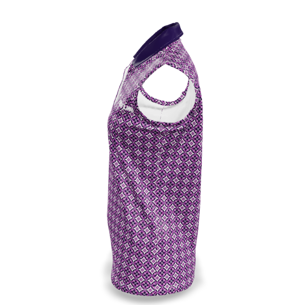 Custom Sublimated Women's Sleeveless Polo — alternate view 2