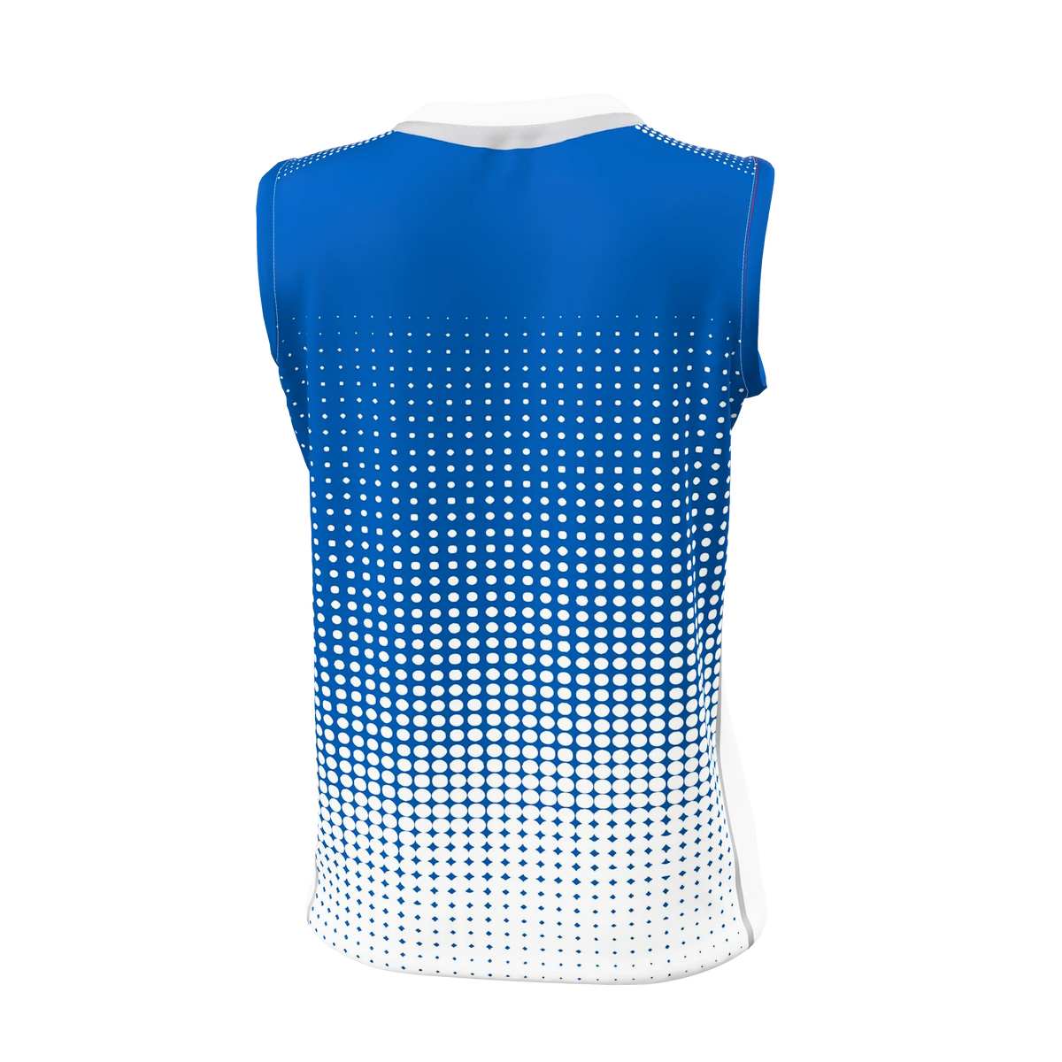 Custom Sublimated Women's Sleeveless V-Neck Shirt — alternate view 3