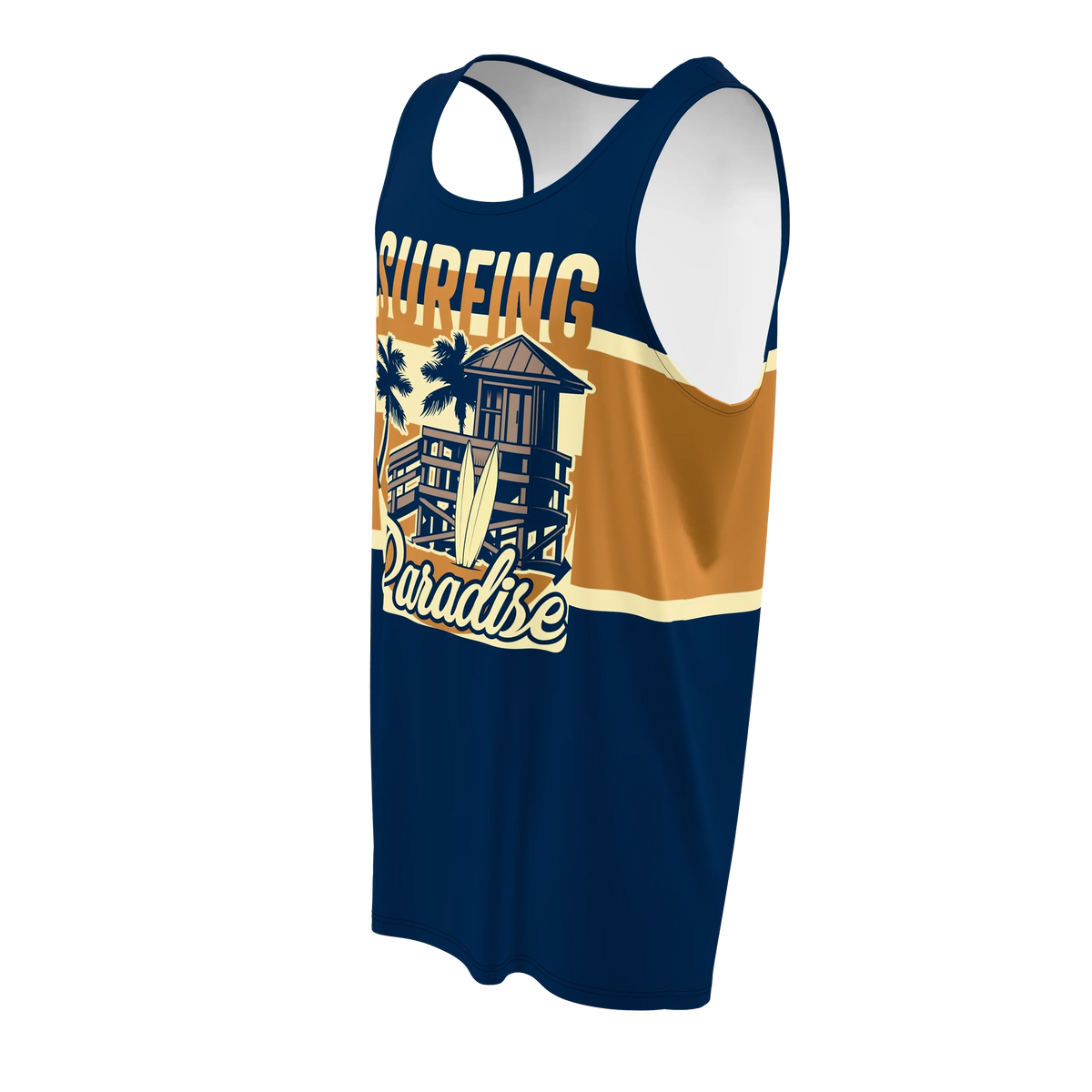 Custom Sublimated Men's Tank Top — alternate view 1