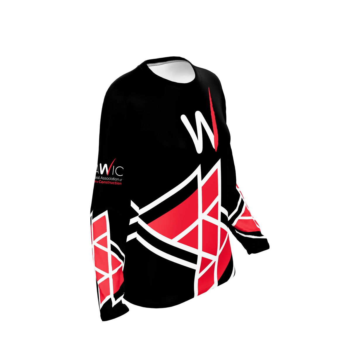 Custom Sublimated Women's Long Sleeve Crew Neck T-Shirt — supplier view 8