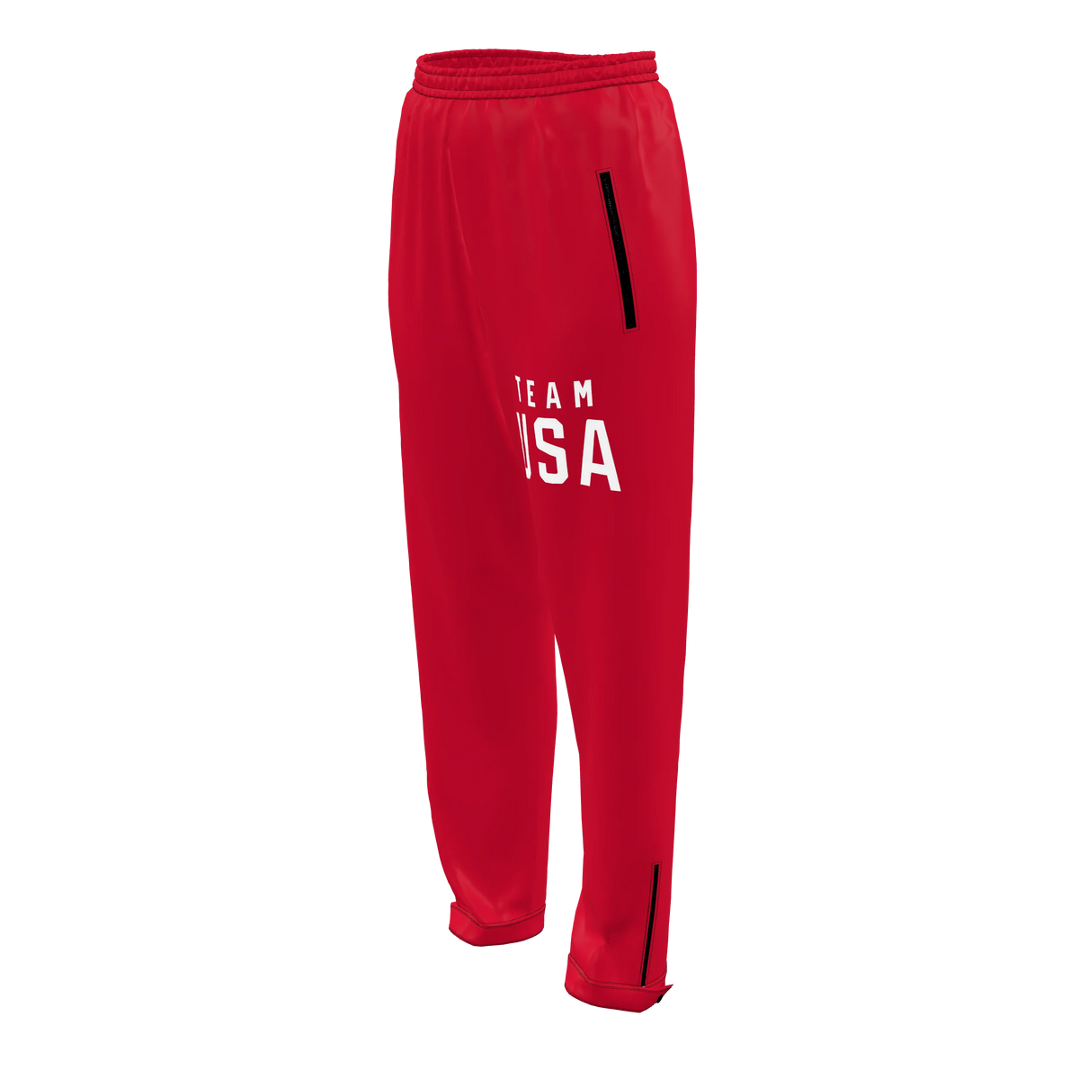Custom Sublimated Women's Fleece Zipper Pants — supplier view 2