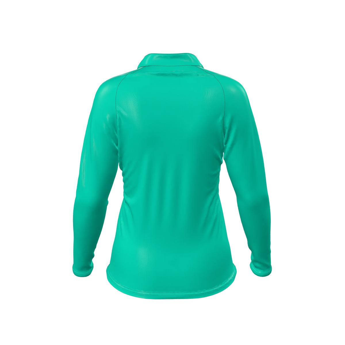 Custom Sublimated Women's Long Sleeve Quarter-Zip — alternate view 3