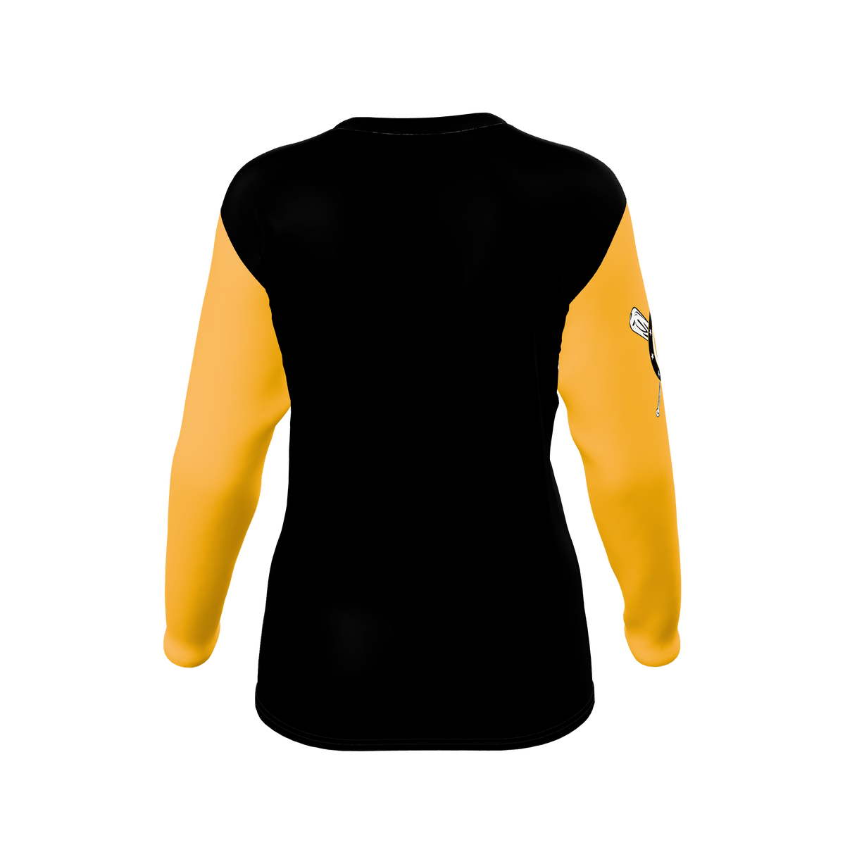 Custom Sublimated Women's Long Sleeve V-Neck T-Shirt — alternate view 3