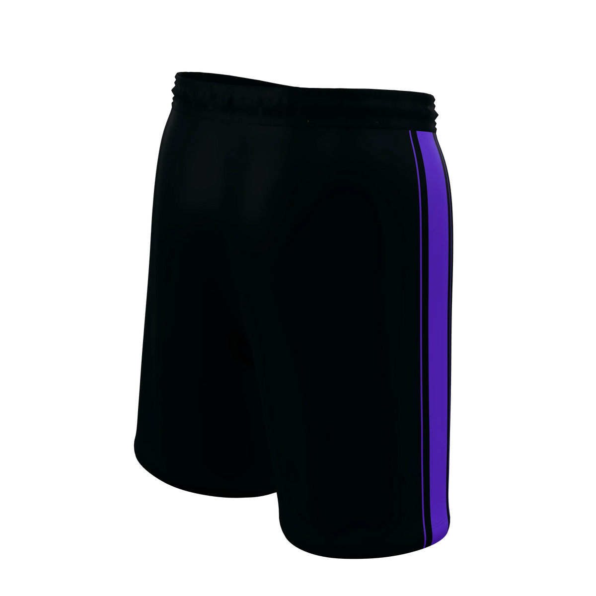 Custom Sublimated Women's Athletic Shorts — 7 inch inseam, supplier view 6