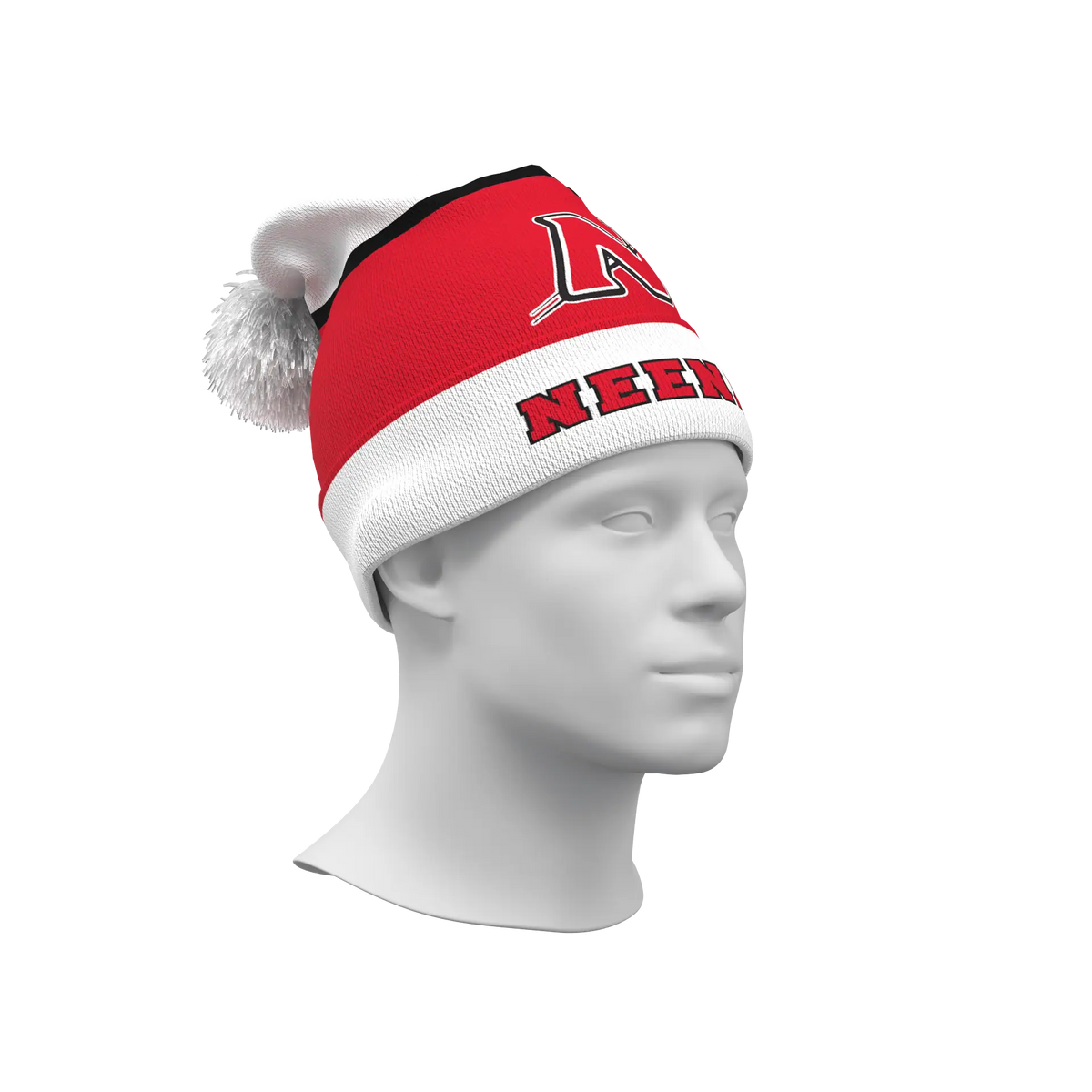 Custom Sublimated Pom-Pom Beanie — alternate view 1