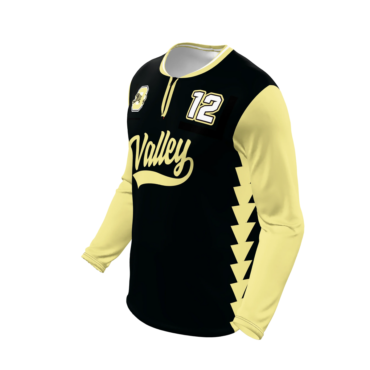 Custom Sublimated Men's Long Sleeve Cage Jacket — alternate view 1